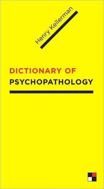 Book cover of: Dictionary of Psychopathology