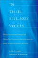 Book cover of: In Their Siblings’ Voices. By: Simon, Rita James.
