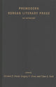 Book cover of: Premodern Korean Literary Prose
