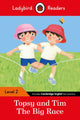 Book cover of: Ladybird Readers Level 2 - Topsy and Tim - The Big Race (ELT Graded Reader)
