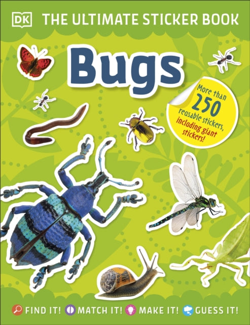 Ultimate Sticker Book Bugs 9780241467077 DK Publishing