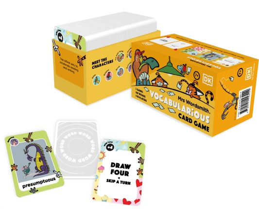 Book cover of: Mrs Wordsmith Vocabularious Card Game. Ages 7–11 (Key Stage 2) (UK). By: Wordsmith