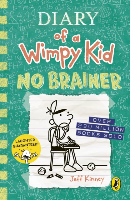 Diary of a Wimpy Kid: No Brainer (Book 18) 9780241583159 Jeff Kinney