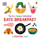 Book cover of: Very Hungry Caterpillar Eats Breakfast. By: Eric Carle
