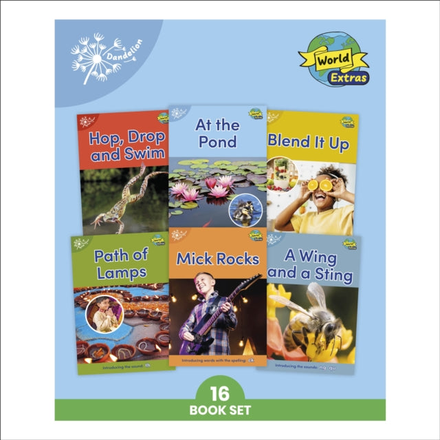 Book cover of: Phonic Books Dandelion World Extras Stages 8-15. By: Phonic Books
