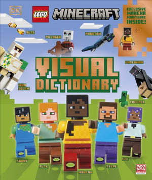 LEGO Minecraft Visual Dictionary, With an Exclusive LEGO Minecraft Minifigure