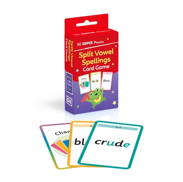 Book cover of: DK Super Phonics Split Vowel Spellings Card Game