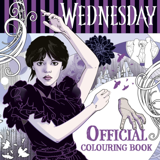 Book cover of: Wednesday: Official Colouring Book. By: Wednesday