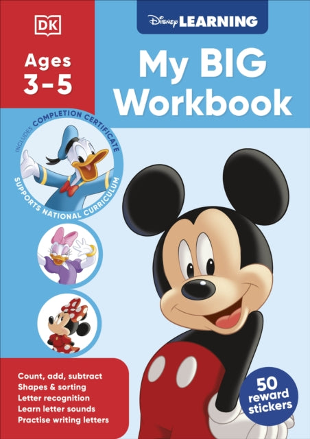 Book cover of: Disney Learning Big Workbook Ages 3-5