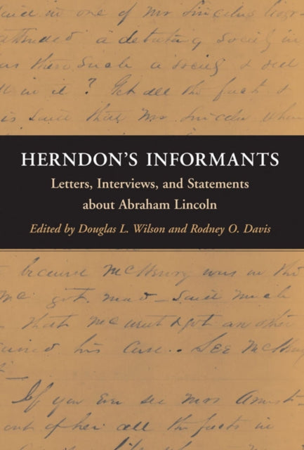 Book cover of: Herndon's Informants. By: Douglas L. Wilson