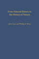 Book cover of: From Natural History to the History of Nature. By: Lyon, John