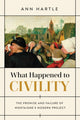 Book cover of: What Happened to Civility. By: Ann Hartle