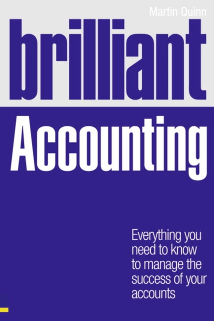 Book cover of: Brilliant Accounting. By: Martin Quinn