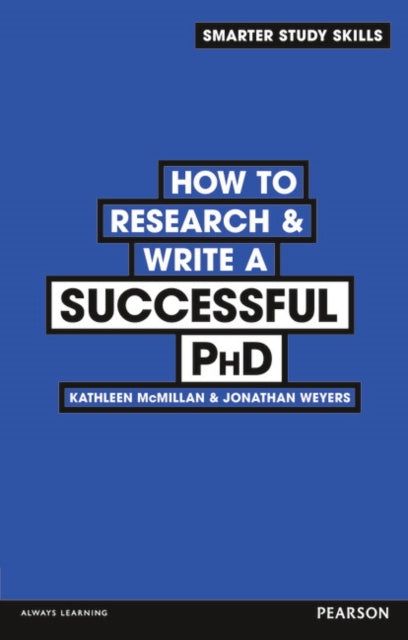 Book cover of: How to Research & Write a Successful PhD. By: MCMILLAN  KATHLEEN