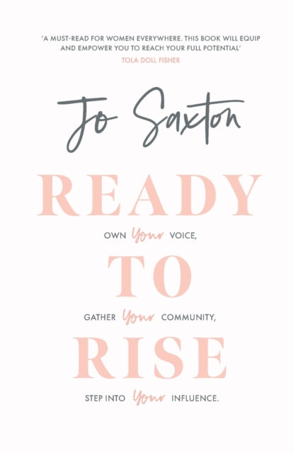 Book cover of: Ready to Rise. By: Jo Saxton