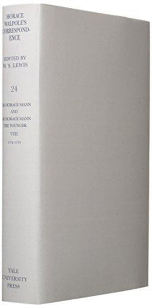 Yale Editions of Horace Walpole's Correspondence, Volume 24