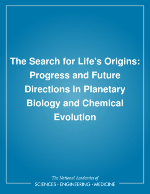 Book cover of: Search for Life's Origins. By: Committee on Planetary Biology and Chemical Evolution
