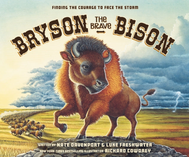 Book cover of: Bryson the Brave Bison. By: Nate Davenport