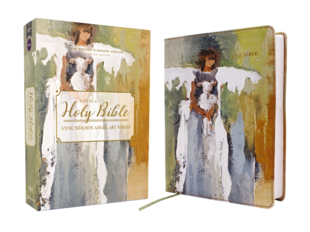 Book cover of: NRSVue, Holy Bible, Anne Neilson Angel Art Series, Leathersoft, Multi-Color, Comfort Print. By: Anne Neilson