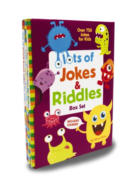 Book cover of: Lots of Jokes and Riddles Box Set. By: Whee Winn