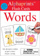 Book cover of: Alphaprints: Wipe Clean Flash Cards Words. By: Roger Priddy