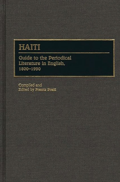 Book cover of: Haiti. By: Frantz Pratt