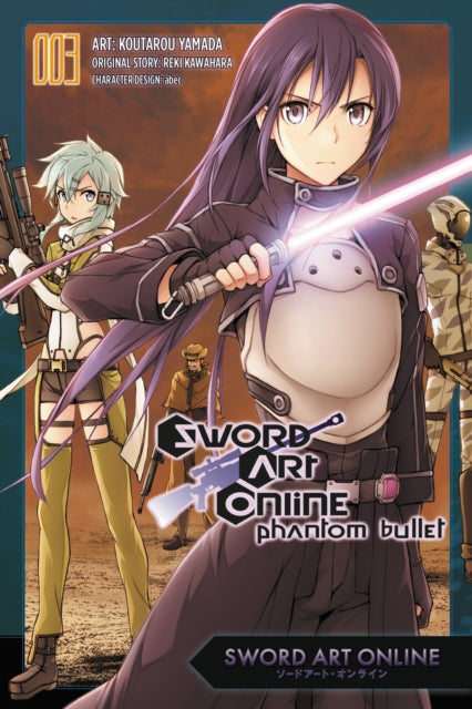 Book cover of: Sword Art Online: Phantom Bullet, Vol. 3 (manga). By: Reki Kawahara