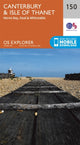 Book cover of: Canterbury and the Isle of Thanet. By: Ordnance Survey