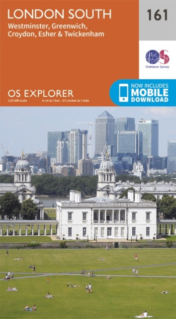 Book cover of: London South, Westminster, Greenwich, Croydon, Esher & Twickenham. By: Ordnance Survey