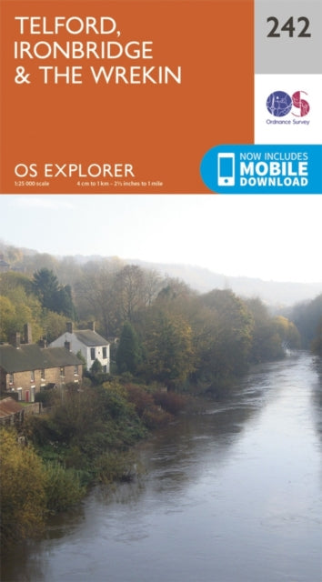 Book cover of: Telford, Ironbridge and the Wrekin. By: Ordnance Survey