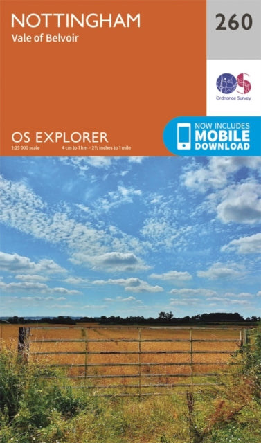 Book cover of: Nottingham, Vale of Belvoir. By: Ordnance Survey