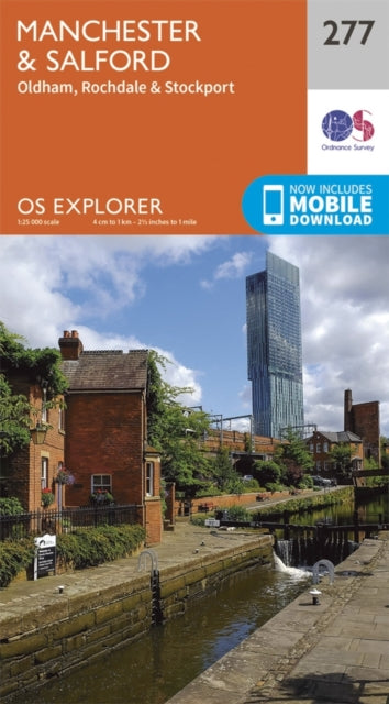 Book cover of: Manchester and Salford. By: Ordnance Survey