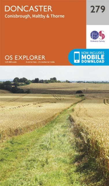 Book cover of: Doncaster, Conisbrough, Maltby and Thorne. By: Ordnance Survey