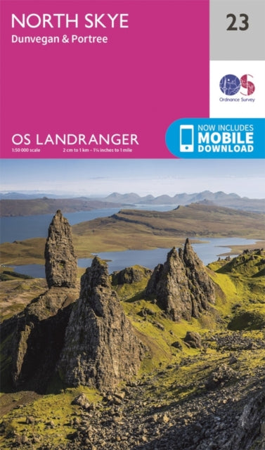 Book cover of: North Skye, Dunvegan & Portree. By: Ordnance Survey