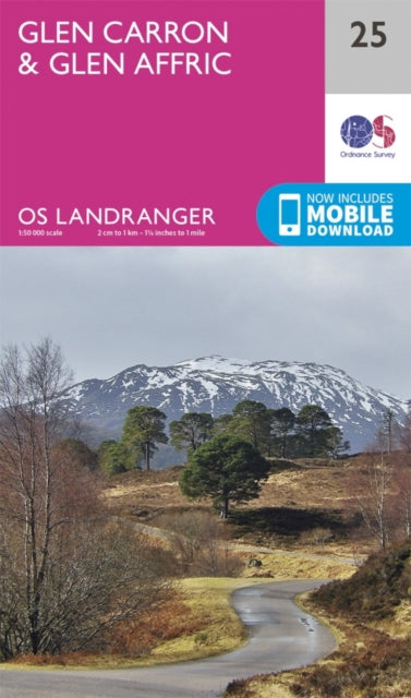 Book cover of: Glen Carron & Glen Affric. By: Ordnance Survey