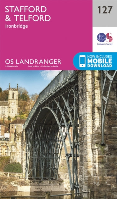 Book cover of: Stafford & Telford, Ironbridge. By: Ordnance Survey