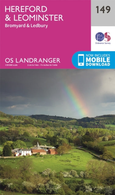Book cover of: Hereford & Leominster, Bromyard & Ledbury. By: Ordnance Survey