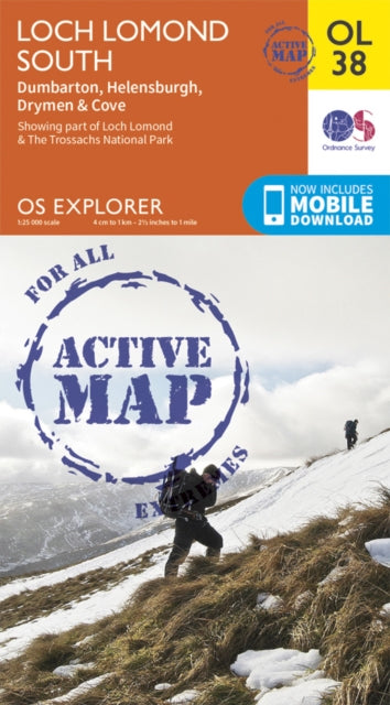 Book cover of: Loch Lomond South, Dumbarton & Helensburgh, Drymen & Cove. By: Ordnance Survey