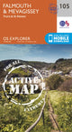 Book cover of: Falmouth and Mevagissey, Truro and St Mawes. By: Ordnance Survey