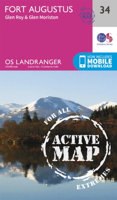Book cover of: Fort Augustus, Glen Roy & Glen Moriston. By: Ordnance Survey