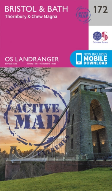 Book cover of: Bristol & Bath, Thornbury & Chew Magna. By: Ordnance Survey