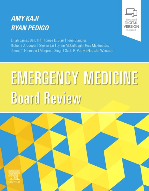 Book cover of: Emergency Medicine Board Review. By: Amy Kaji