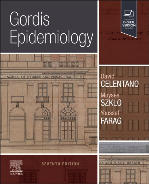 Book cover of: Gordis Epidemiology. By: David D. Celentano