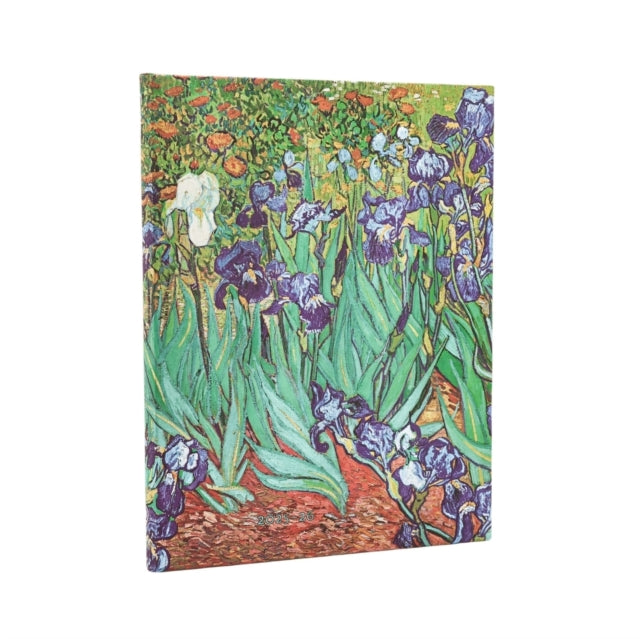 Book cover of: 2026 Van Gogh's Irises Ultra 18-month Vertical Hardcover Flexi Dayplanner 2025-2026 (Elastic Band Closure)