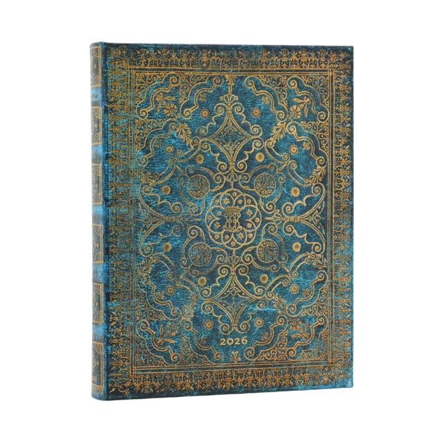 Book cover of: 2026 Azure (Equinoxe) Ultra 12-month Day-at-a-Time Hardcover Flexi Dayplanner 2026 (Elastic Band Closure)