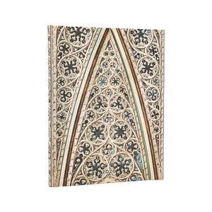 2026 Vault of the Milan Cathedral (Duomo di Milano) Ultra 12-month Verso Hardcover Flexi Dayplanner 2026 (Wrap Closure)