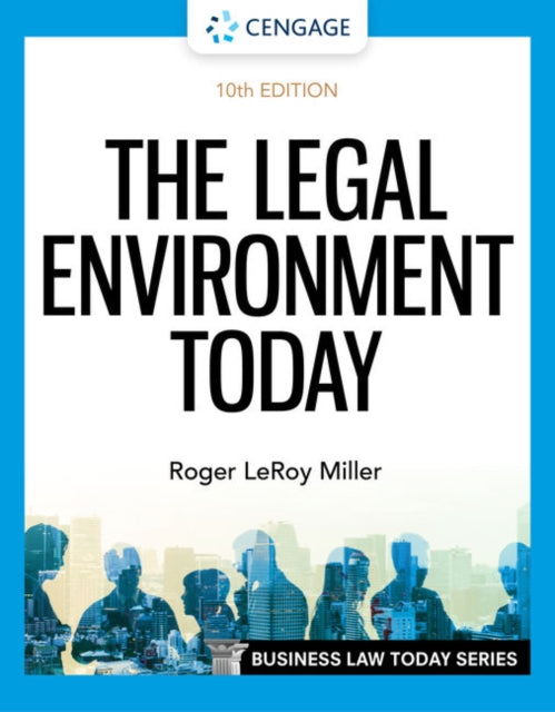 Book cover of: Legal Environment Today. By: Roger LeRoy Miller