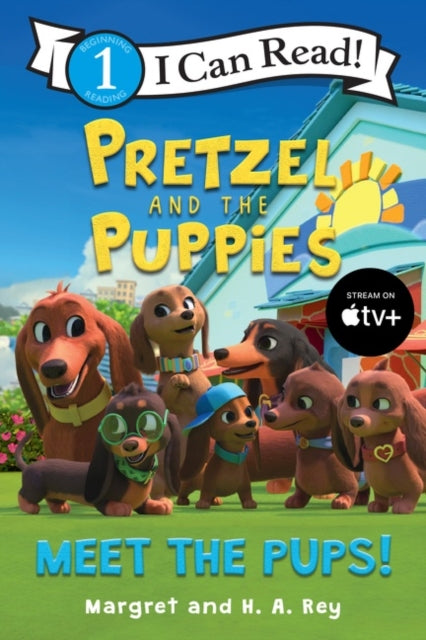 Book cover of: Pretzel and the Puppies: Meet the Pups!. By: Margret Rey