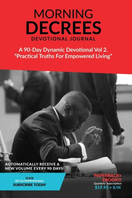 Book cover of: Morning Decree Devotional Journal Volume 2. By: Dr. Jeffery A. Williams