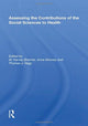 Book cover of: Assessing Contributions. By: M. Harvey Brenner